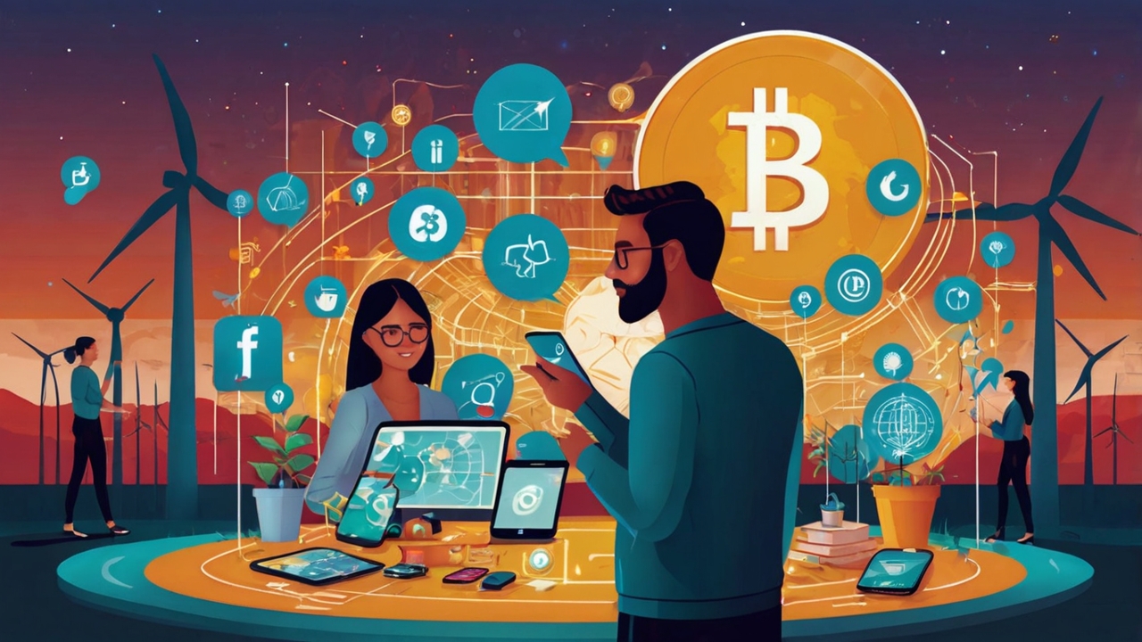 Como redes sociais podem acelerar a aceitação do Bitcoin por consumidores de energias renováveis