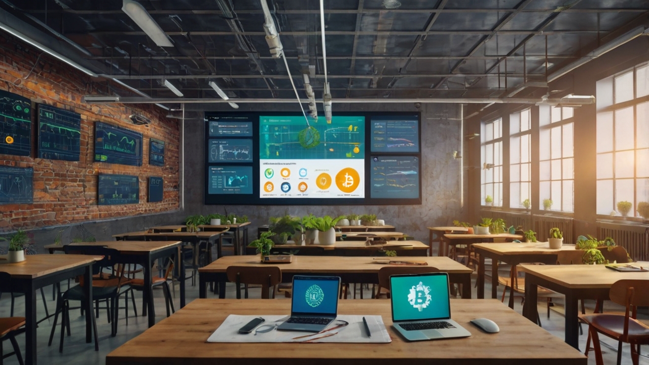 Desenvolvendo um currículo de cursos online para ensinar sobre investimentos em criptomoedas e sustentabilidade